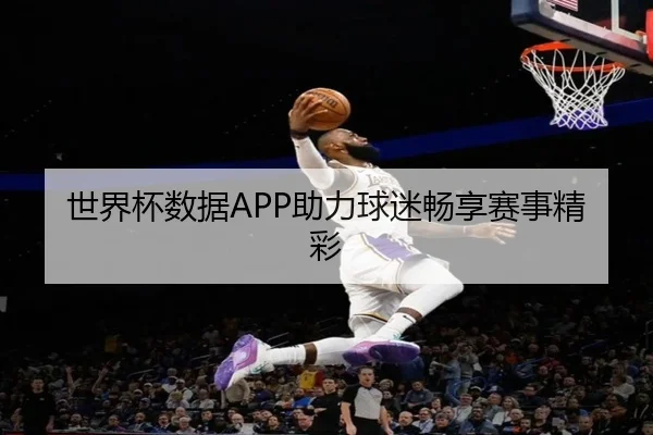 世界杯数据APP助力球迷畅享赛事精彩